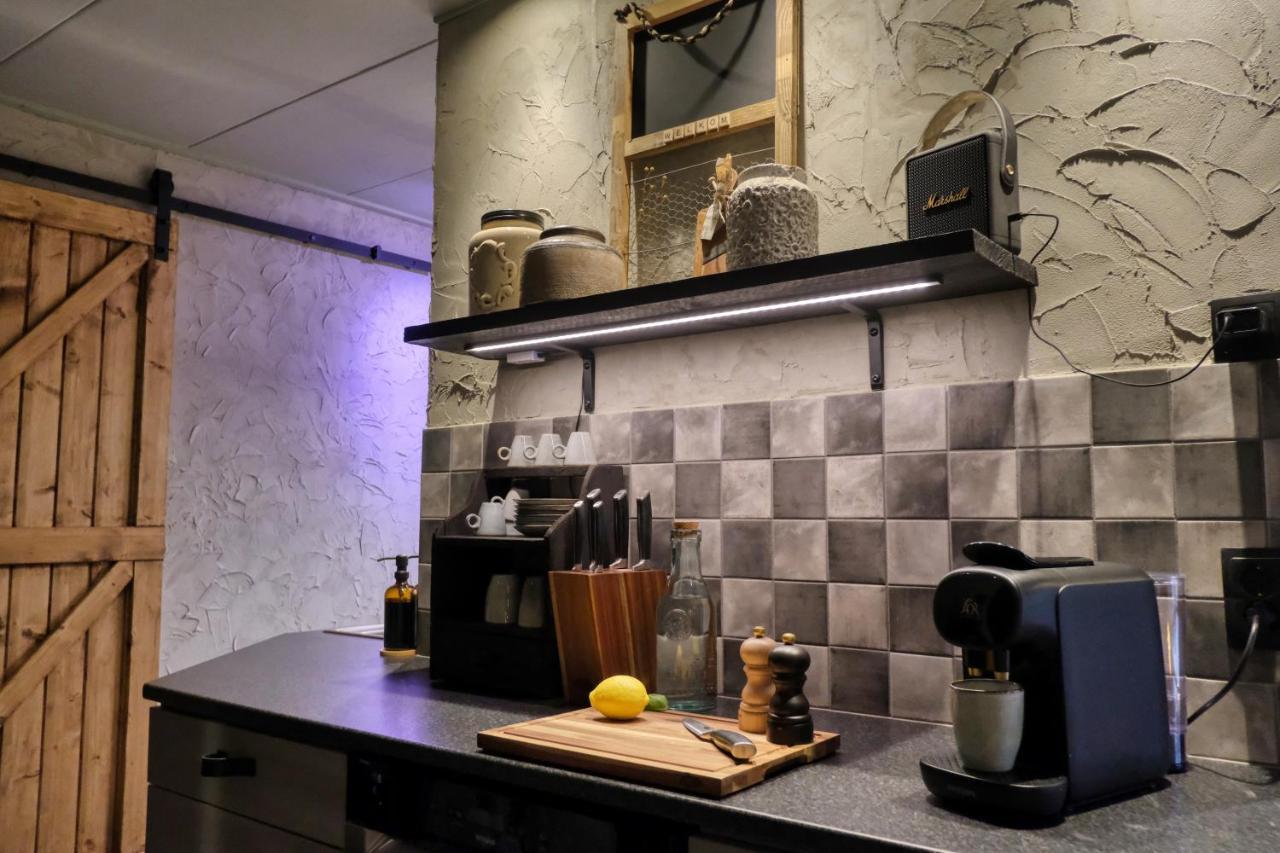 Lodge In Een Bosrijke Omgeving Met Hottub & Sauna Opt Rheezerveen Kültér fotó
